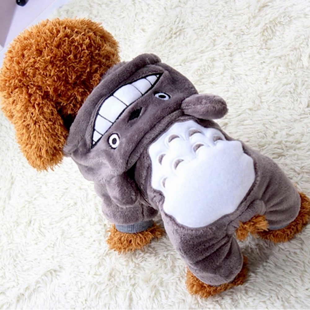 COPY - NEW Totoro Jumpsuit for Dogs or Cat. Fun Pet Clothing.